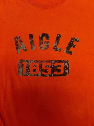 Camiseta Aigle T/L Naranja