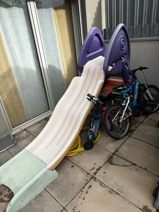 Tobogán infantil para jardín