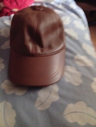 Gorra tipo cuero