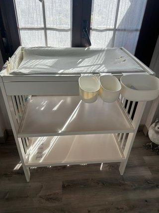 Cambiador Bebé Ikea Blanco completo