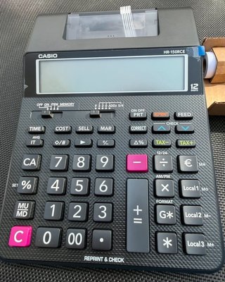 Calculadora Impresora Casio HR-150RCE Nueva