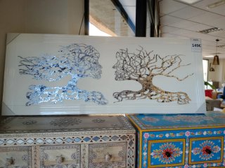 Cuadro árbol de la vida caras