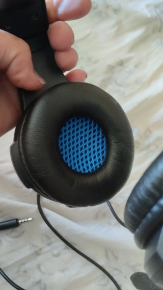 Auscultadores Preto e Azul