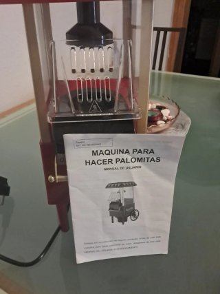 Máquina Palomitas Vintage Roja
