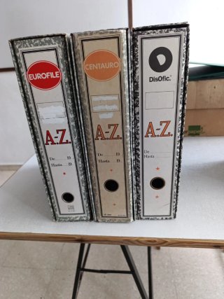Lote de 3 Archivadores de Oficina A-Z