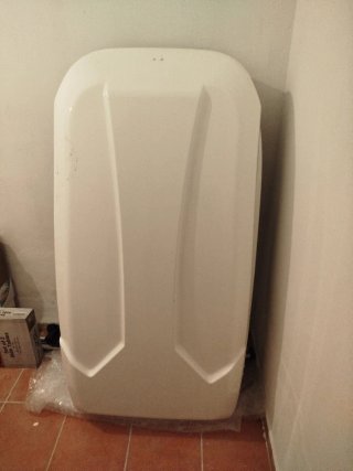 Arcón de techo blanco brillo CRUZ de 400L
