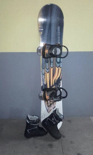 Tabla de Snowboard Quechua con Botas