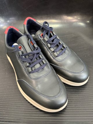 Zapatos de hombre negros piel cordones T.39,44