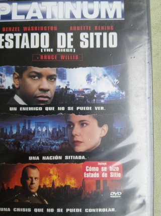 DVD Estado de Sitio (The Siege) Denzel Washington