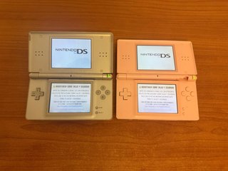 2 Console Nintendo DS Lite Rosa e Argento
