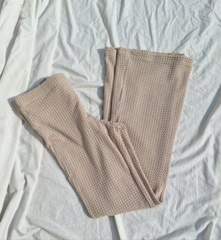 Pantaloni a zampa H&M beige