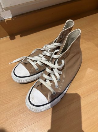 Zapatillas Converse Altas Beige