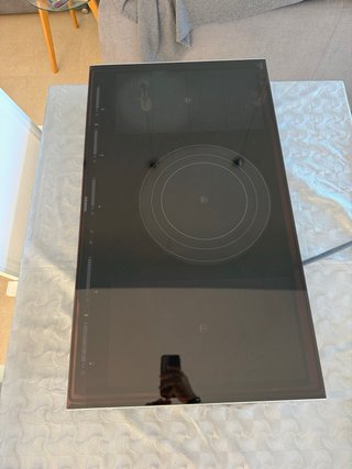Placa de inducción Siemens negra