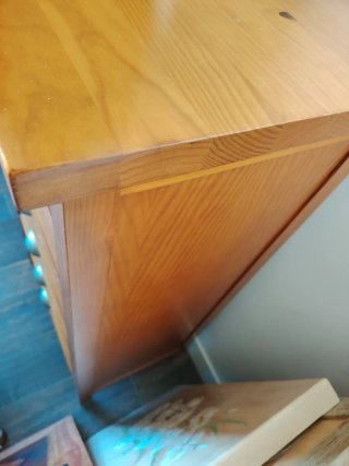 Cajonera de madera con 6 cajones