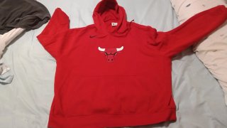 Sudadera Nike NBA Chicago Bulls Roja