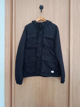 Cazadora H&M Negra Talla L Hombre