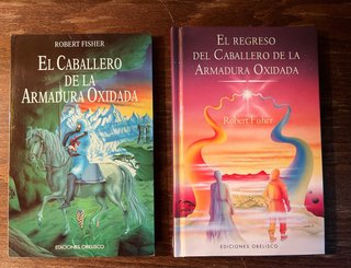 Lote 2 libros El caballero de la armadura oxidada