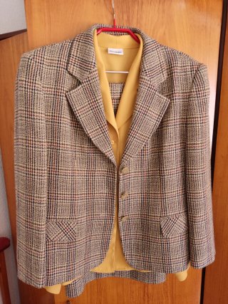 Traje de Chaqueta Mujer Estampado