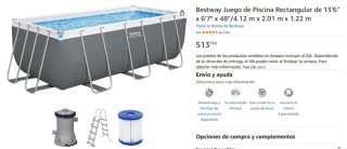 Piscina Bestway con depuradora de arena