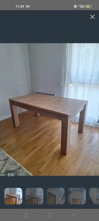 Mesa de comedor, salon de madera