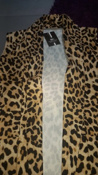 Chaleco MC Mujer Estampado Animal Print NUEVO