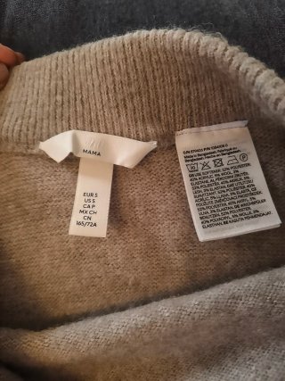 Falda Maternidad H&M Talla S Beige