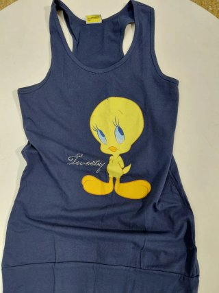 Canotta Blu con Stampa Tweety