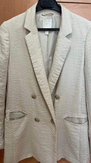 Chaqueta H&M Beige Mujer forrada