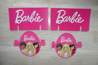 Set 4 Cartelloni Espositivi Barbie