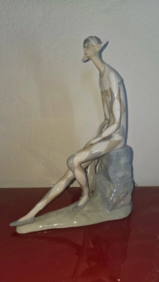 Figura Arlequín de Porcelana Lladró
