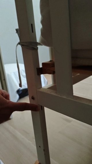 Cuna Blanca con Colchón y Protector