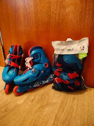 Patines Oxelo con Set de Protecciones