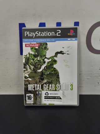 PS2 Metal Gear Solid 3 Snake Eater