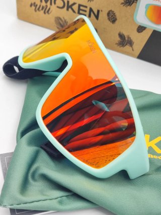 Gafas de sol Moken para niño Mint-Red