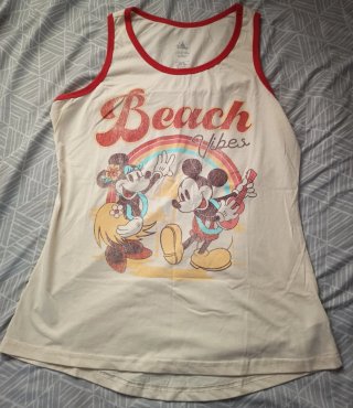 Camiseta sin mangas Mickey y Minnie Disney