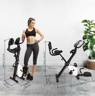 Bicicleta Estática Plegable Intey