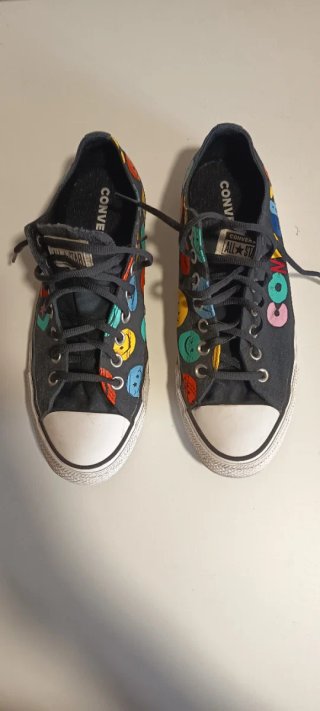 Zapatillas Converse All Star con Smiley