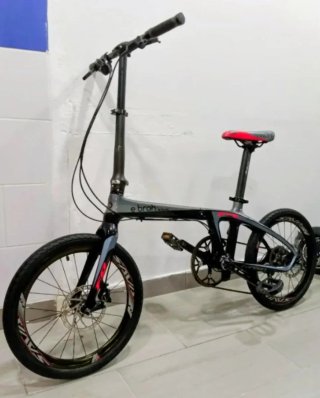 Bicicleta plegable carbono <10kg