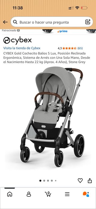 Carro de paseo y capazo Cybex