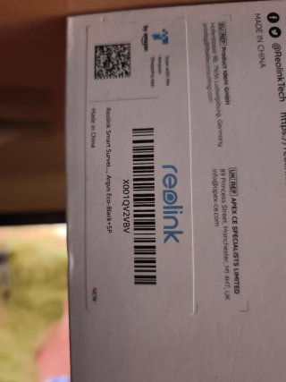 Cámara de seguridad Reolink Argus Eco 3MP