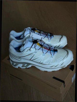 Zapatillas Salomon XT-6 Gore-Tex Blanco/Plata 41