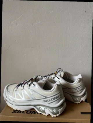 Salomon XT-6 Gore-Tex Blanco/Plata Talla 38