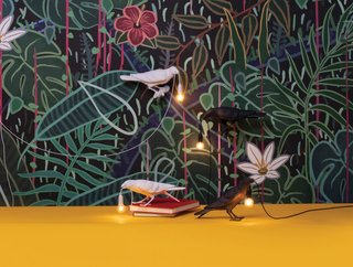 Bird Lamp Seletti Negra - 14737