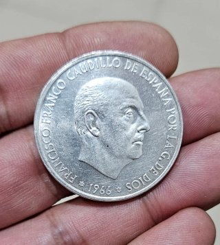 Moneda 100 Pesetas 1966 Francisco Franco