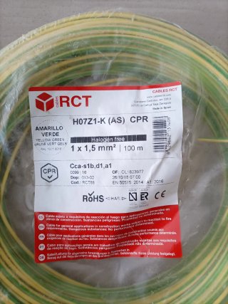 Set de 3 Rollos de Cable Eléctrico 2,5mm 40 metros