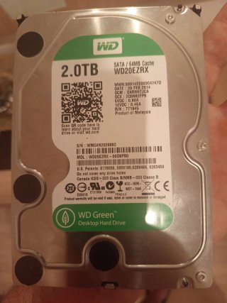 Disco Duro Western Digital Green 2TB