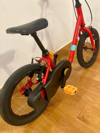 Bicicleta Infantil B'Twin 14 pulgadas Roja