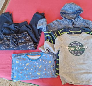 8 prendas invierno .niño 5 años