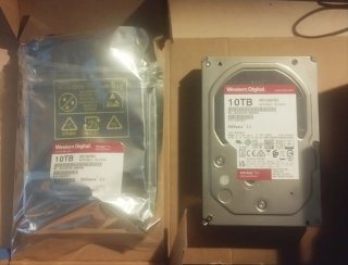 Disco Duro 10TB WD Red Pro (0 horas de uso)
