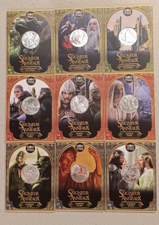 Francia 2026 monedas plata 10€ Señor Anillos 10-18